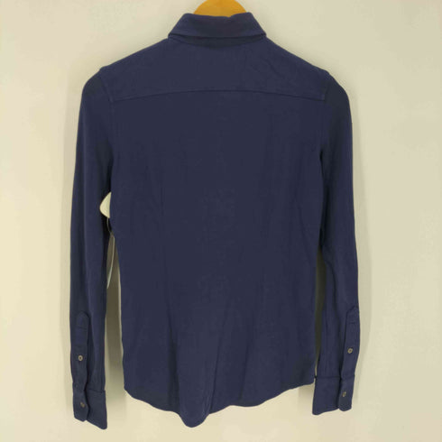 ラルフローレン RALPH LAUREN ポニー刺しゅう 鹿の子 knit oxford ニットオックスフォード シャツ レディース JPN:S