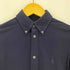 ラルフローレン RALPH LAUREN ポニー刺しゅう 鹿の子 knit oxford ニットオックスフォード シャツ レディース JPN:S