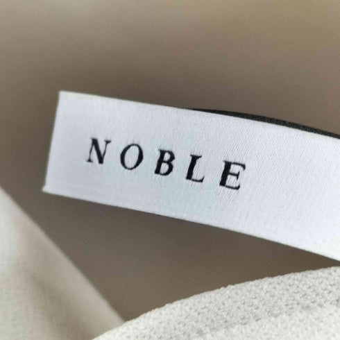 ノーブル Noble 25ss【洗える】ニットライクジョーゼット2wayワンピース レディース JPN:38