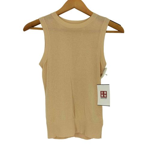 クラネ CLANE SLEEVELESS SHEER KNIT TOPS スリーブレスシアニットトップス レディース JPN:1