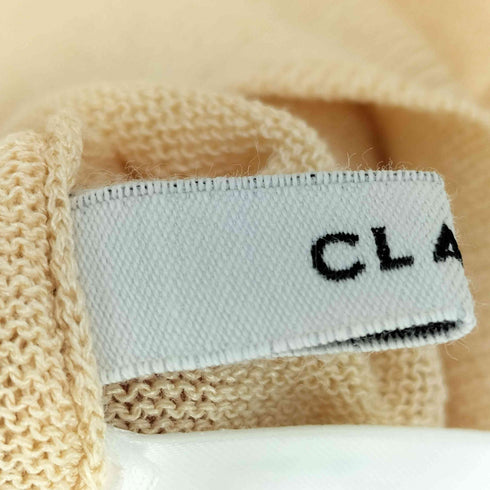 クラネ CLANE SLEEVELESS SHEER KNIT TOPS スリーブレスシアニットトップス レディース JPN:1