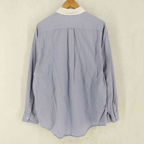 トミーヒルフィガー TOMMY HILFIGER 00s ストライプ レギュラーカラーシャツ メンズ XL