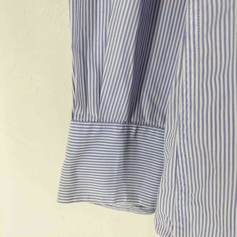 トミーヒルフィガー TOMMY HILFIGER 00s ストライプ レギュラーカラーシャツ メンズ XL