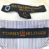 トミーヒルフィガー TOMMY HILFIGER 00s ストライプ レギュラーカラーシャツ メンズ XL