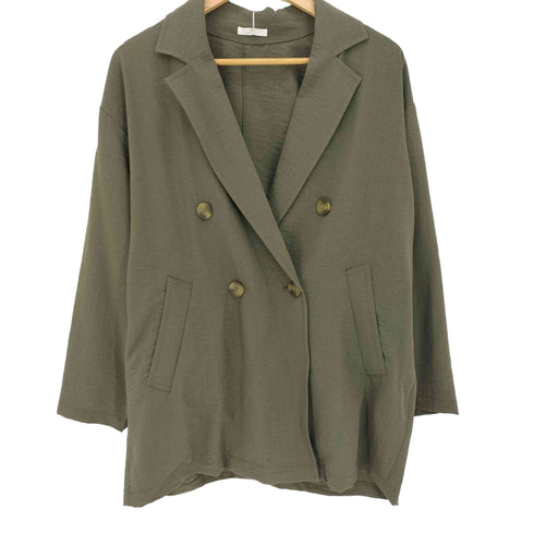アイテムズアーバンリサーチ ITEMS URBAN RESEARCH 24ss リネンライクジャケット レディース FREE