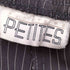 PINSTRIPE PETITES USA製 レーヨン混 ピンストライプ イージーパンツ メンズ