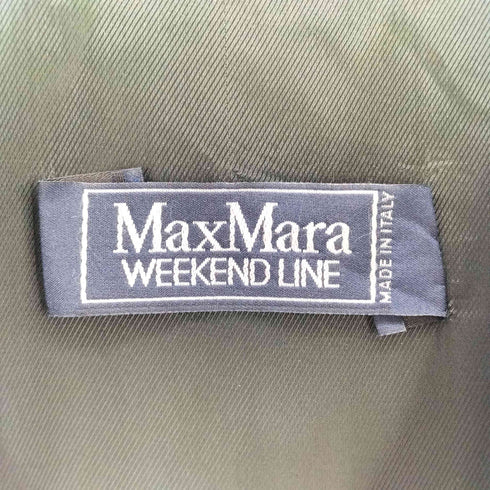 マックスマーラウィーケンドライン Max Mara WEEKEND LINE イタリア製 ダブルブレスト バージンウール コート メンズ UK:40