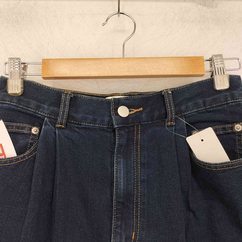 ロック rokh コットン ジップフライ ワイド デニムパンツ レディース JPN:M
