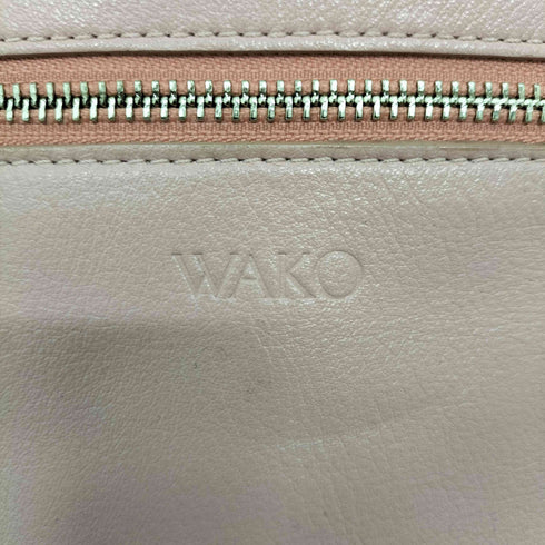 ワコー WAKO メタルハンドル タッセル付 ハンドバック レディース