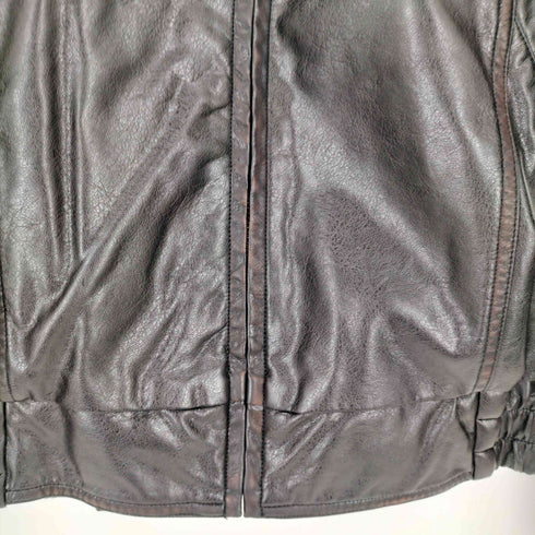 パラノイド PARANOID 25AW フェイクレザー ジップブルゾン スタンドカラージャケット メンズ JPN:M