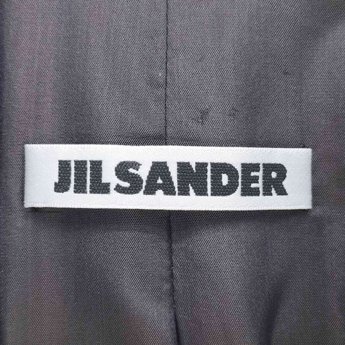 ジルサンダー JIL SANDER イタリア製 ダブルブレスト アンゴラ チェスター コート レディース DE:34