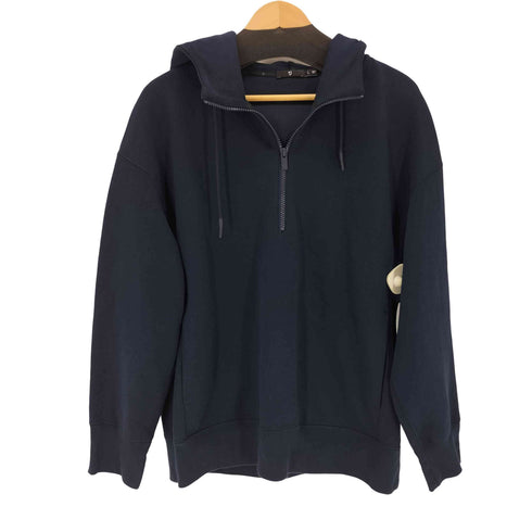 ユニクロプラスジェイ UNIQLO+J ドライスウェットハーフジップパーカ メンズ L