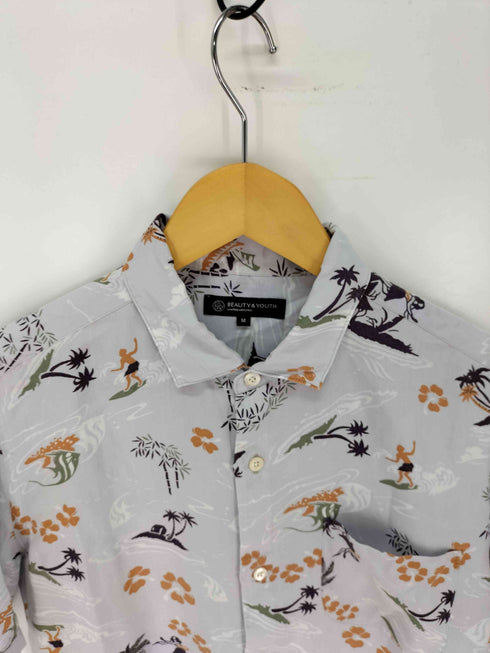 ビューティーアンドユースユナイテッドアローズ BEAUTY & YOUTH UNITED ARROWS サーファー柄 アロハシャツ メンズ JPN:M