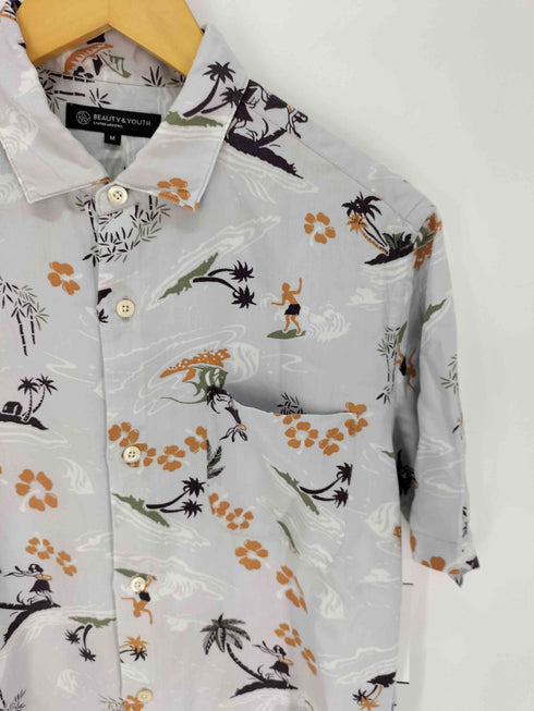 ビューティーアンドユースユナイテッドアローズ BEAUTY & YOUTH UNITED ARROWS サーファー柄 アロハシャツ メンズ JPN:M