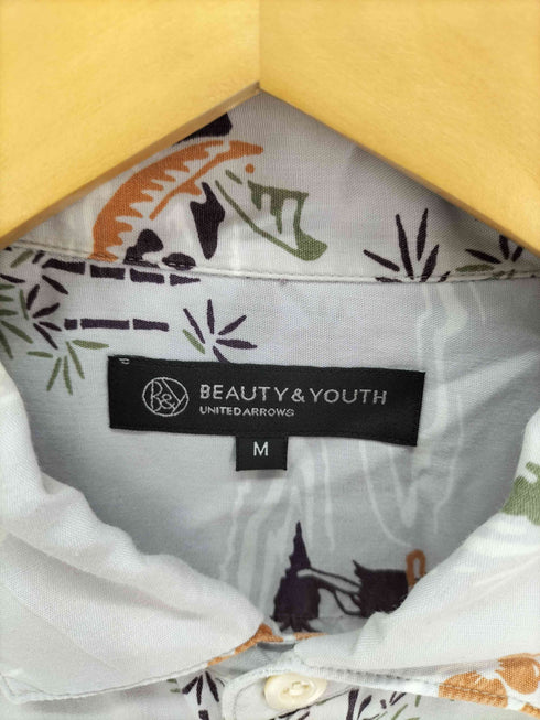 ビューティーアンドユースユナイテッドアローズ BEAUTY & YOUTH UNITED ARROWS サーファー柄 アロハシャツ メンズ JPN:M