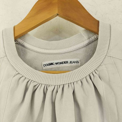 COSMIC WONDER JEANS 七分袖 ギャザー スウェット domestic レディース
