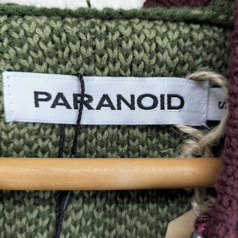 パラノイド PARANOID 25AW GRADATION ZIP KNIT HOODIE YUKIY メンズ S