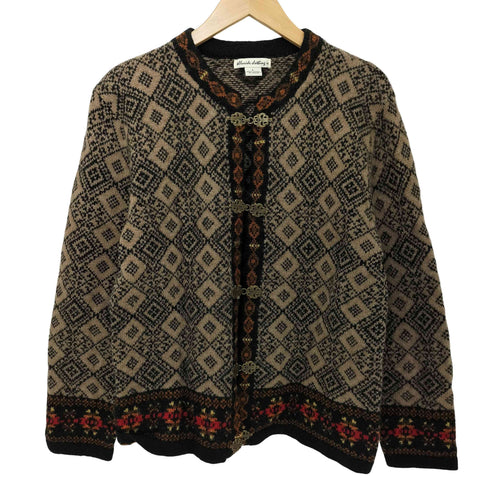 TELLURIDE CLOTHING ノルディック チロリアン ウール カーディガン レディース JPN:L