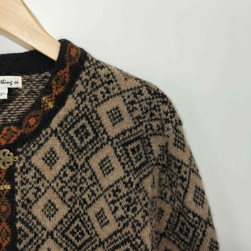 TELLURIDE CLOTHING ノルディック チロリアン ウール カーディガン レディース JPN:L