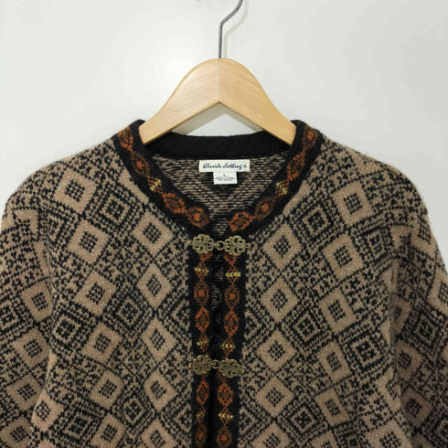 TELLURIDE CLOTHING ノルディック チロリアン ウール カーディガン レディース JPN:L