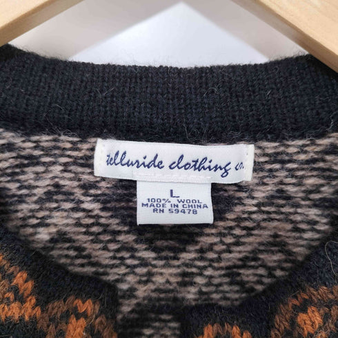 TELLURIDE CLOTHING ノルディック チロリアン ウール カーディガン レディース JPN:L