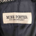 MINE PORTER ヘリンボーン ウールコート レディース
