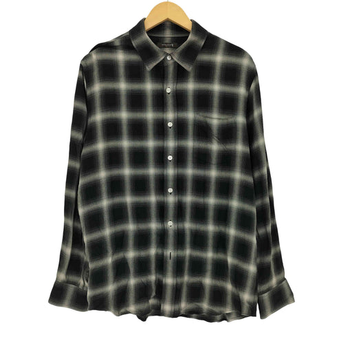 マッキントッシュ Mackintosh レーヨンオンブレチェックシャツ メンズ LL