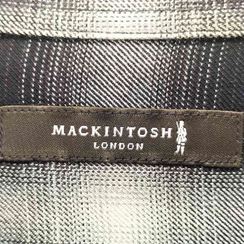 マッキントッシュ Mackintosh レーヨンオンブレチェックシャツ メンズ LL