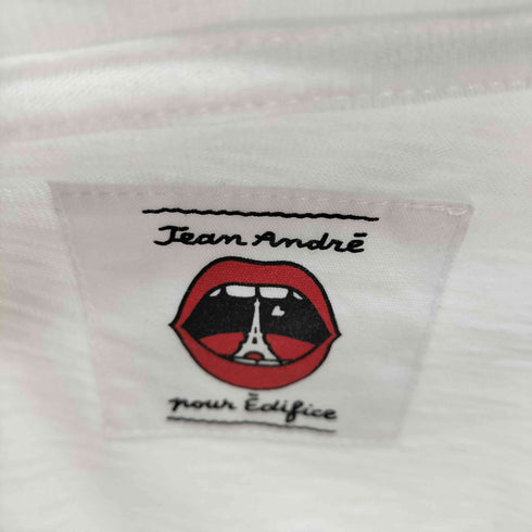 エディフィス EDIFICE ×Jean Andre ロゴ グラフィック Tシャツ メンズ JPN:44