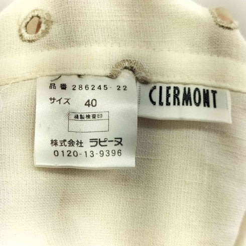 CLERMONT ハトメデザイン ジップアップジャケット レディース JPN:40