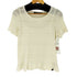 ローレンラルフローレン LAUREN RALPH LAUREN インナーキャミ ニット レース 半袖 カットソー レディース import:L