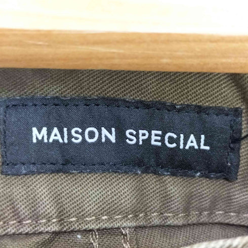 メゾンスペシャル MAISON SPECIAL Wash Processing Cargo Pants レディース 36