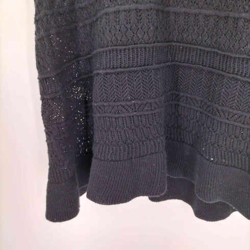 ローレンラルフローレン LAUREN RALPH LAUREN インナーキャミ ニット レース 半袖 カットソー レディース import:L