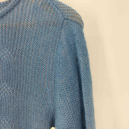 レリアン Leilian シルク混 編み込み ニットセーター レディース JPN:9号
