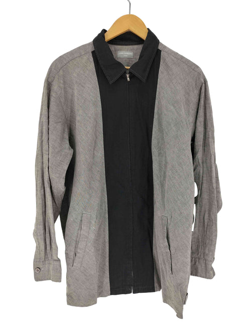 コムデギャルソンオム COMME des GARCONS HOMME 田中オム コットンリネン ツートン ジップ ブルゾン スイングトップ メンズ ONE SIZE
