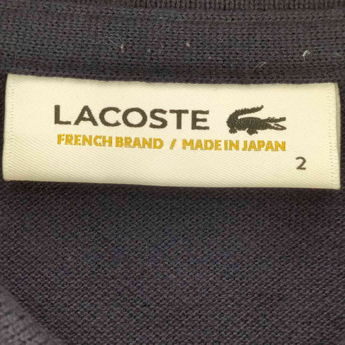 ラコステ LACOSTE クラシックフィット ロゴ刺繍 鹿の子 ポロシャツ メンズ 2