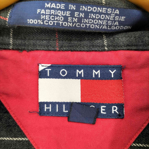 トミーヒルフィガー TOMMY HILFIGER 90S チェック柄 L/S ポケットシャツ メンズ XL