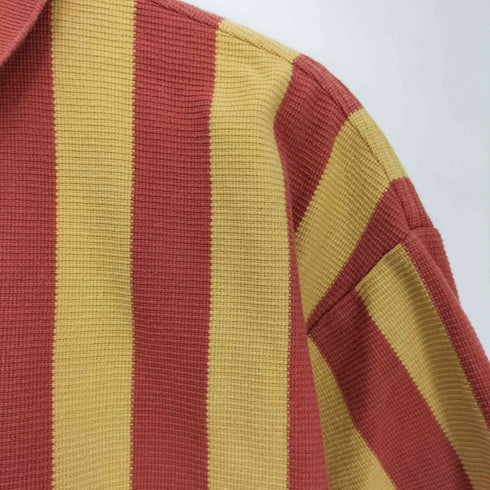 ナイジェルケーボン NIGEL CABOURN BIG POLO SHIRT STRIPE メンズ JPN:48