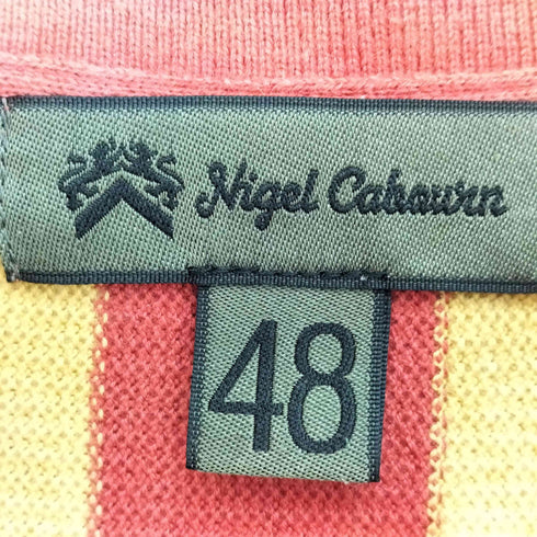 ナイジェルケーボン NIGEL CABOURN BIG POLO SHIRT STRIPE メンズ JPN:48