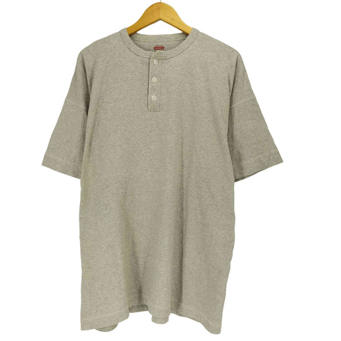 ヘルスニット Healthknit 別注 猫目ボタン ヘンリーネック Tシャツ メンズ JPN:M