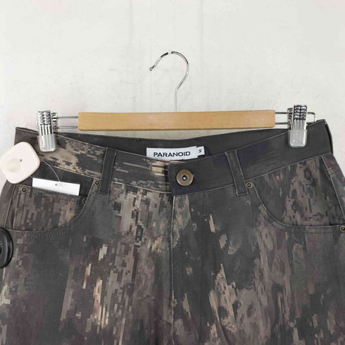 パラノイド PARANOID 26SS mosaic stripe camo balloon pants メンズ M