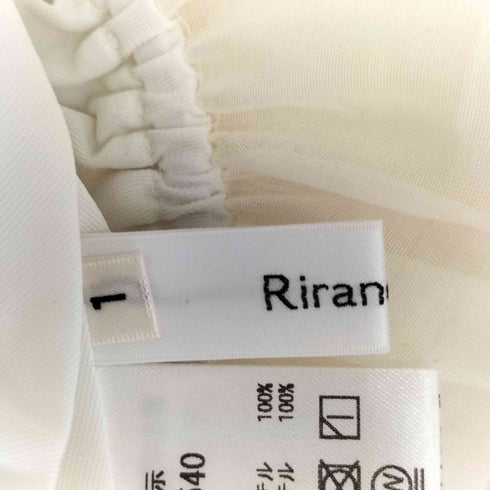 リランドチュール Rirandture リボンネックオフショルブラウス レディース 1