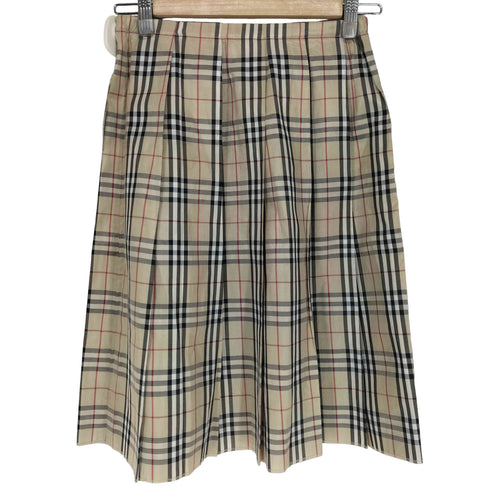 バーバリーブルーレーベル BURBERRY BLUE LABEL ノバチェック プリーツスカート レディース 38