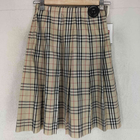 バーバリーブルーレーベル BURBERRY BLUE LABEL ノバチェック プリーツスカート レディース 38