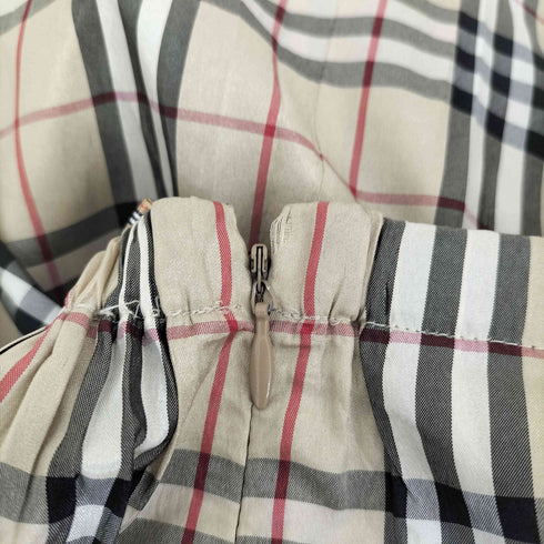 バーバリーブルーレーベル BURBERRY BLUE LABEL ノバチェック プリーツスカート レディース 38