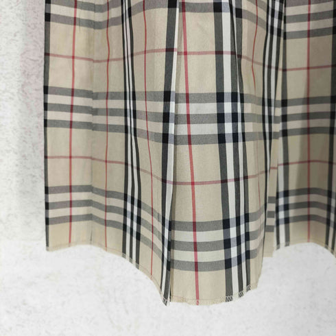 バーバリーブルーレーベル BURBERRY BLUE LABEL ノバチェック プリーツスカート レディース 38