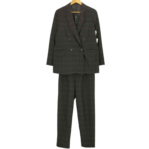 スーツセレクト SUIT SELECT 25AW 4釦1掛ダブル パンツスーツ レディース L