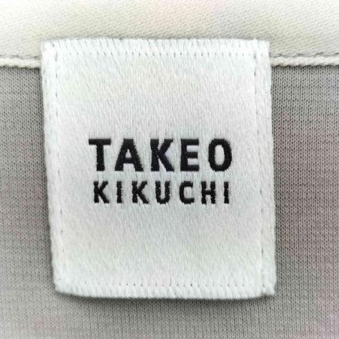 タケオキクチ TAKEO KIKUCHI ワンストローク刺繍 半袖 Tシャツ メンズ JPN:2