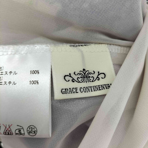 グレースコンチネンタル GRACE CONTINENTAL 花柄 フリル ブラウス レディース