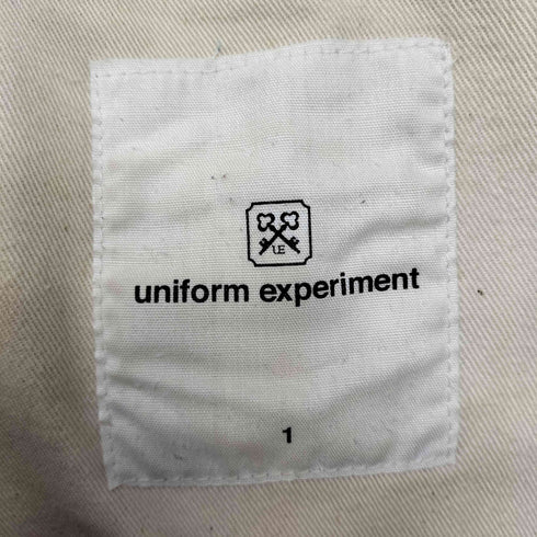 ユニフォームエクスペリメント uniform experiment 10AW ストレート デニム パンツ メンズ JPN:1